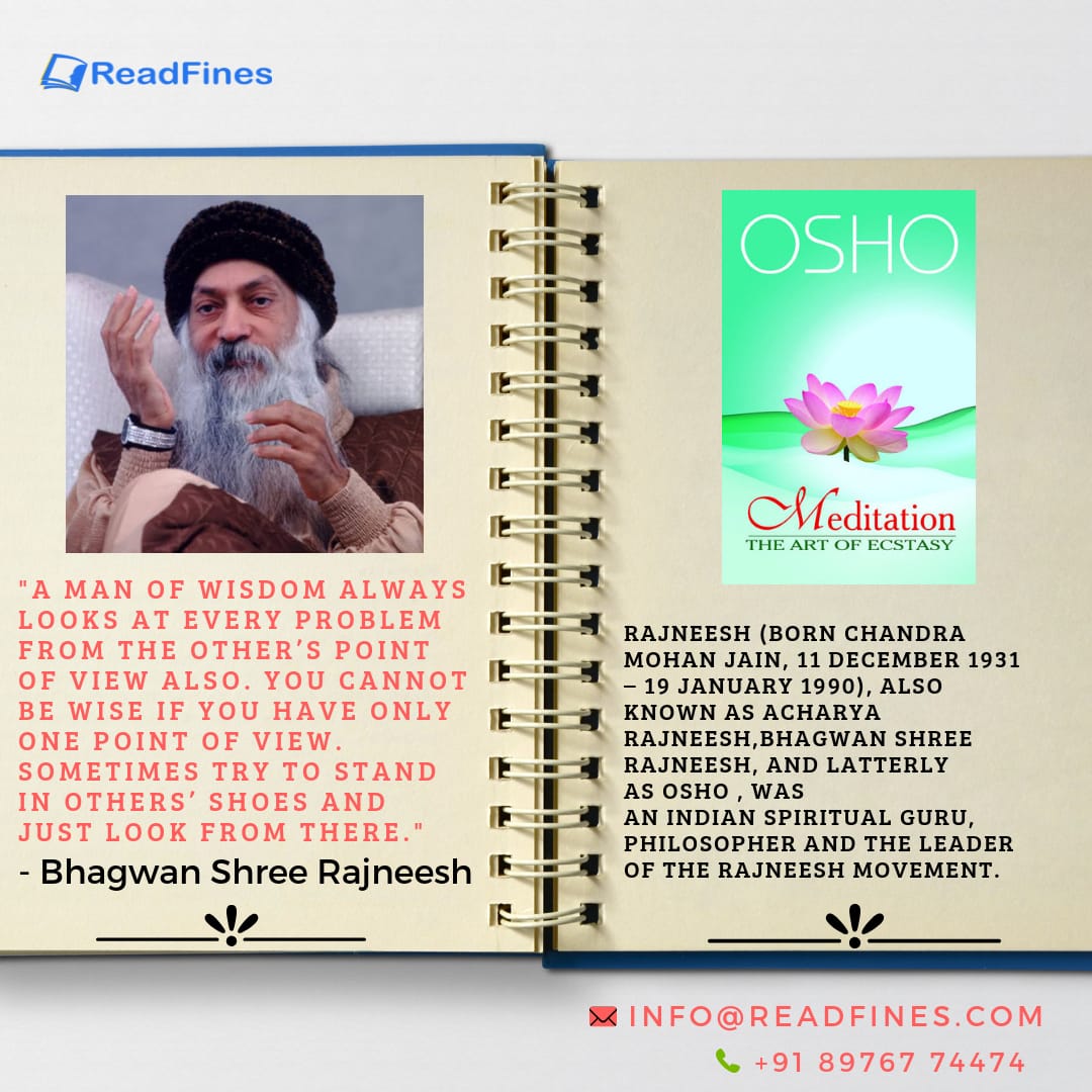 #BhagwanShreeRajneesh, #Indian leader of the #Rajneeshmovement, dies at 58
#thisday
.
.
.
.
#ReadFines
Rent-Read-Return
Spend less. #Read more.
#Rent | Buy | Sell | Donate
New #Books | Used Books
.
readfines.com
+91 89767 74474
info@readfines.com