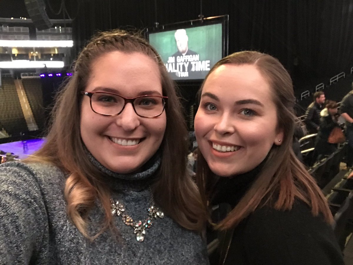 k_g18's tweet photo. Thanks @RogersPlace for the tickets! @JimGaffigan had @AshleyHA and I bustin’ a gut the entire time! #QualityTimeTour https://t.co/DGWT52a0nS