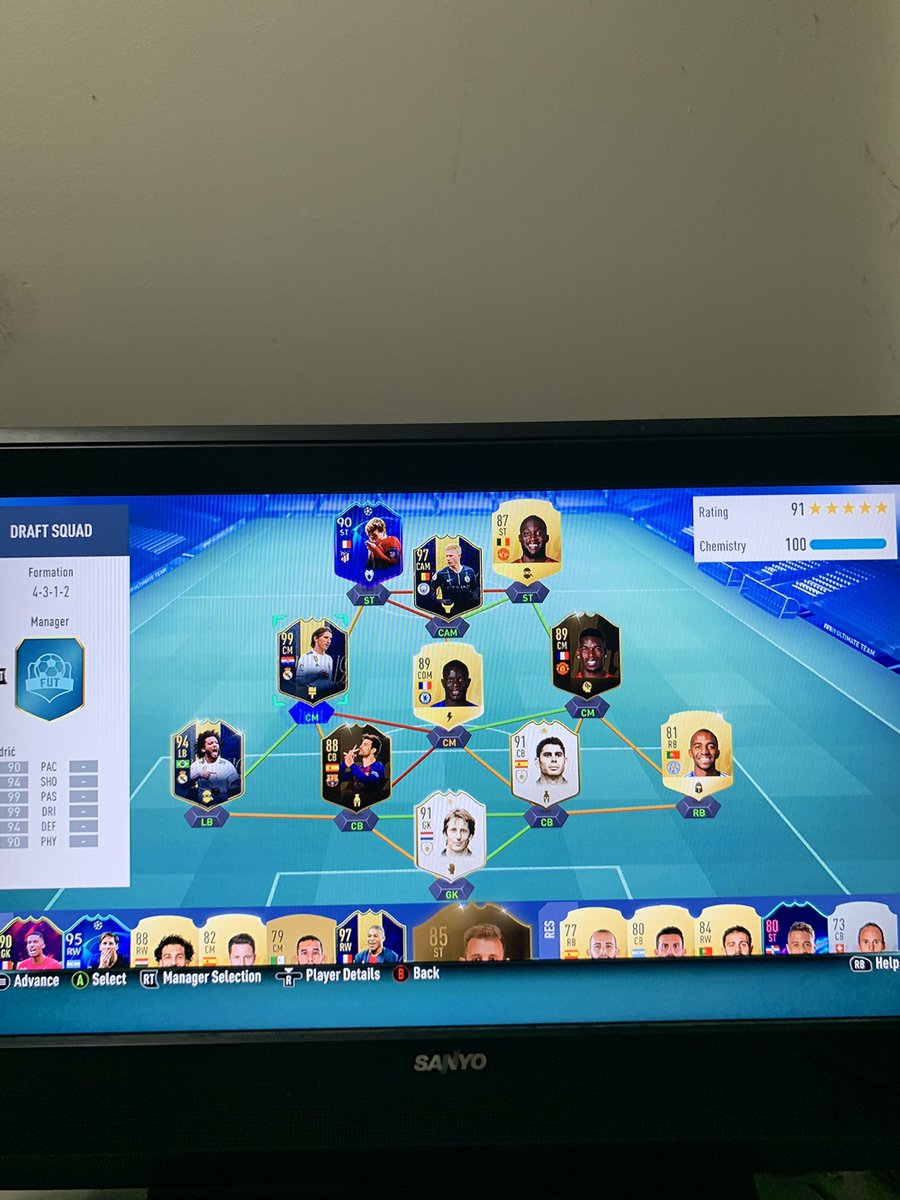Yoooooo #fifa19 #fifa Family please tell me I just got the highest draft in the world ??? That would be insane go to IG @kushisnaturesgift to peep the video. No bullshit 191 #fifa19fut #fifa19futdraft #FIFAMobile19