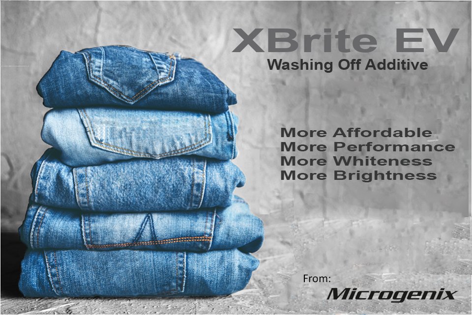 Microgenix's tweet photo. #XBrite EV with High #Performance (Washing Off Additive)

#affordable #brightness #whiteness
#dyed #fabrics #white #residual #dyestuffdyeing #denims #washing #washingoff #backstaining #stripper #cleaning #neutralizer #APEO #NPEO #LABSA free #Microgenix.
 microgenix.gml@gmail.com https://t.co/p9o1lXTiVS