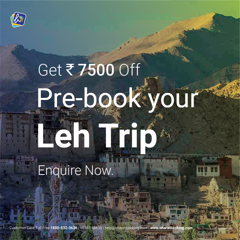 BharatBooking's tweet photo. HURRY, BIG #DISCOUNT IS HERE !!
Book your #LehTour now and get Rs. 7500 /- off. 
(Limited time offer)

Enquire now at 98163-48636 or help@bharatbooking.com
Website : https://t.co/68PiBtNiEW

#adventure #offbeattravel #pangonglake #khardunglapass #shantistupa https://t.co/h16RwKMWnh