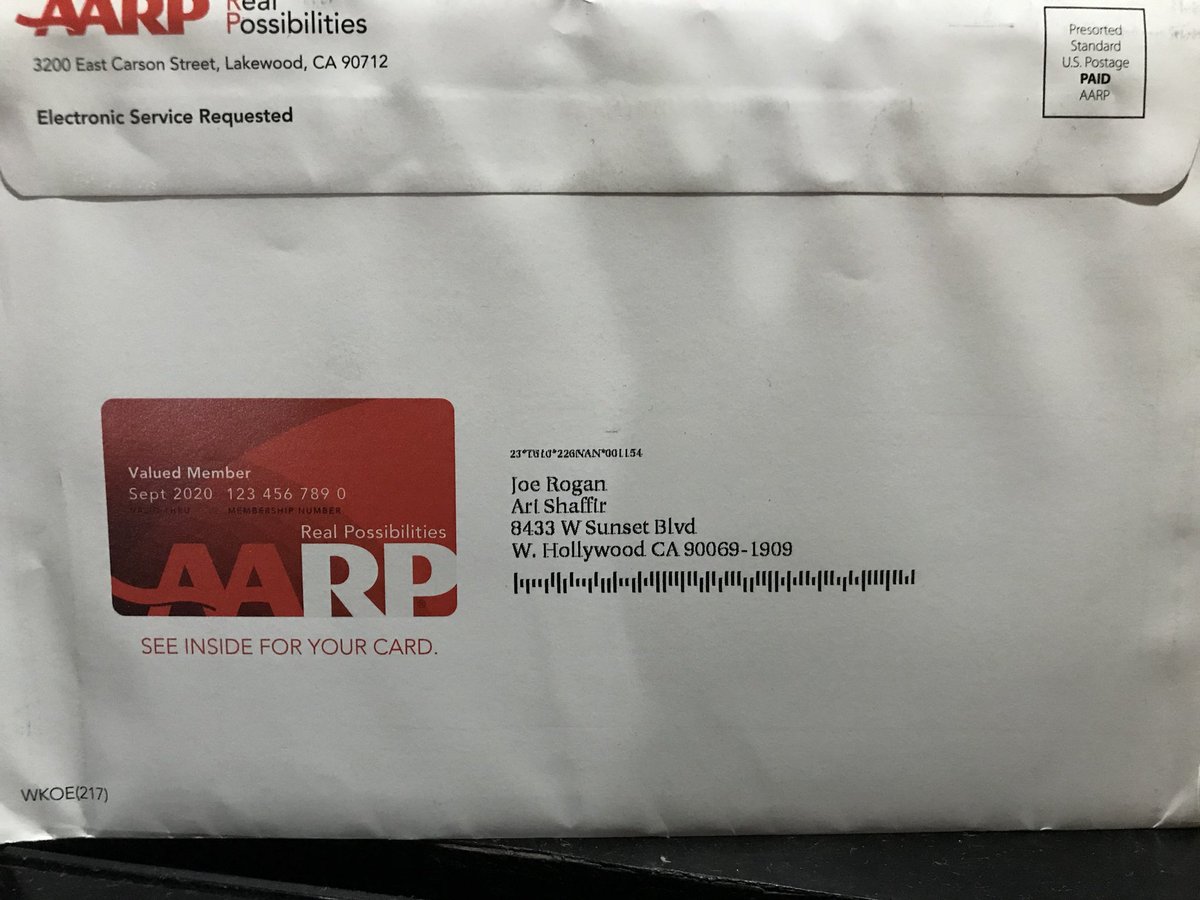 eanderson4565's tweet photo. I think it’s lovely that they signed up together. @joerogan @AriShaffir  come pick up your mail. @TheComedyStore https://t.co/vdWZjD8Chg