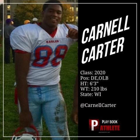PlayBookAthlete's tweet photo. #playbookmap Wisconsin

Welcome @CarnellCarter to our Play Book Athlete Twitter Campaign! We're honored to join you on your athletic and academic journey.

This is #WHYIGRIND

https://t.co/wsLXn0yrLn https://t.co/rl9lCeUBPL