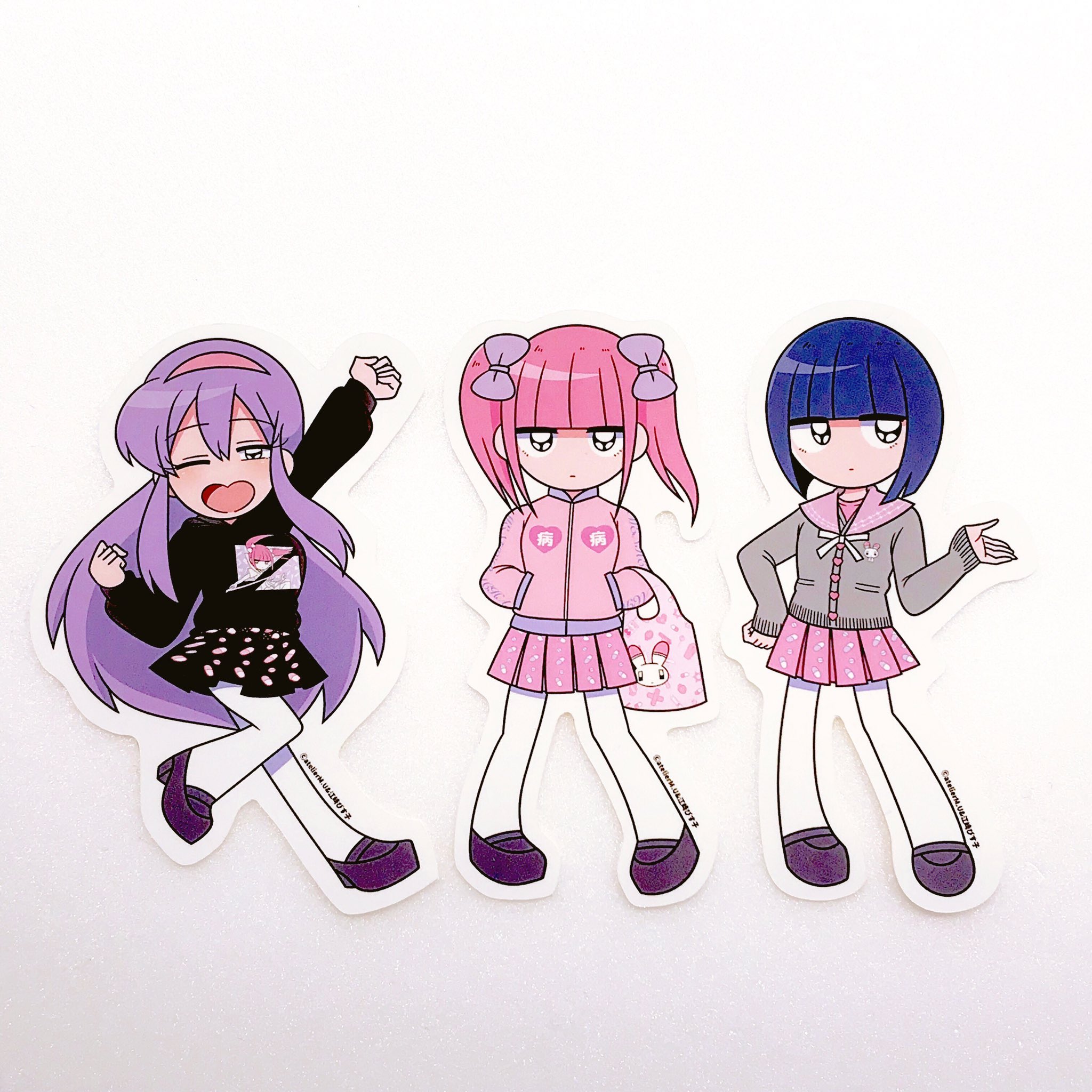 江崎びす子 メンヘラチャン アクリルキーホルダー メンヘラチャンキーホルダー | atelierM.U 江崎びす子 ONLINESHOP