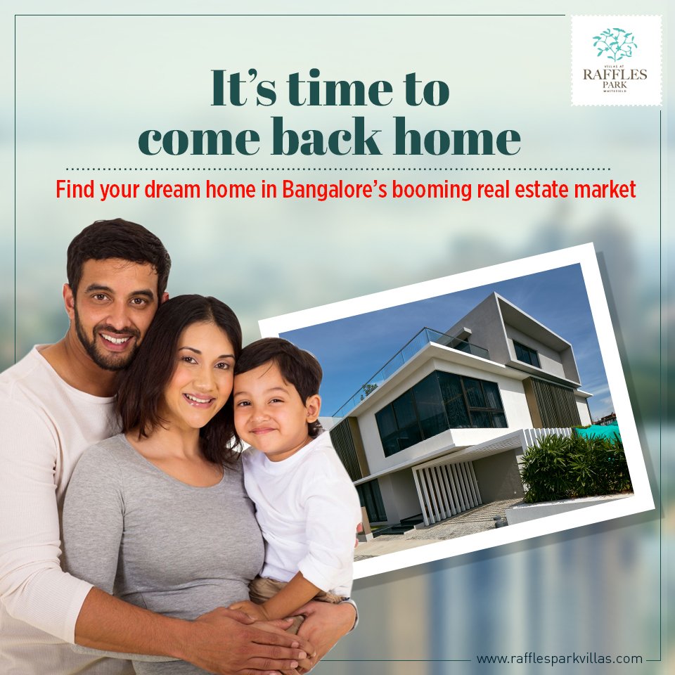 RafflesPark's tweet photo. Bangalore’s property market is a gateway of opportunity, especially for young NRI homebuyers. If you are looking for an investment opportunity in India, find out more about Raffles Park, Bangalore’s premium luxury villa project. https://t.co/qNUbb1uWpY