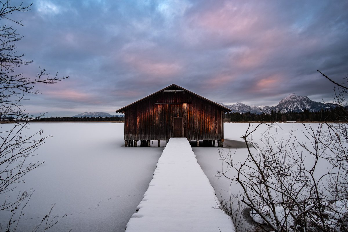 Winterlicher #Hopfensee -#Allgäu #füssen #fujixt20 #fujifilm #landschaftsfotografie