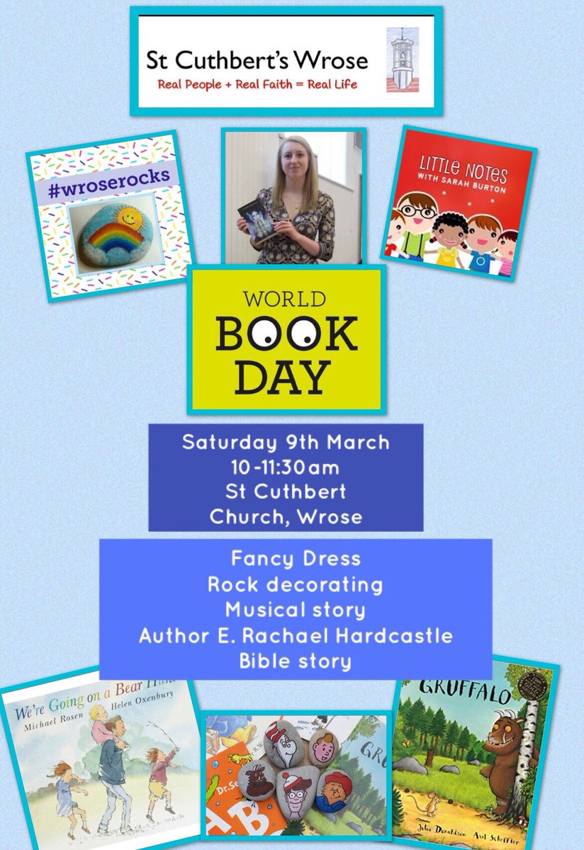 wroserocks's tweet photo. Coming up in March. We join forces with @StCuthbertWrose @erhardcastle and @littlenotes_bfd for a #worldbookday extravaganza π all for free! #books #stories #musicalstory #rockdecorating #wroserocks https://t.co/W6wwMhAkLd