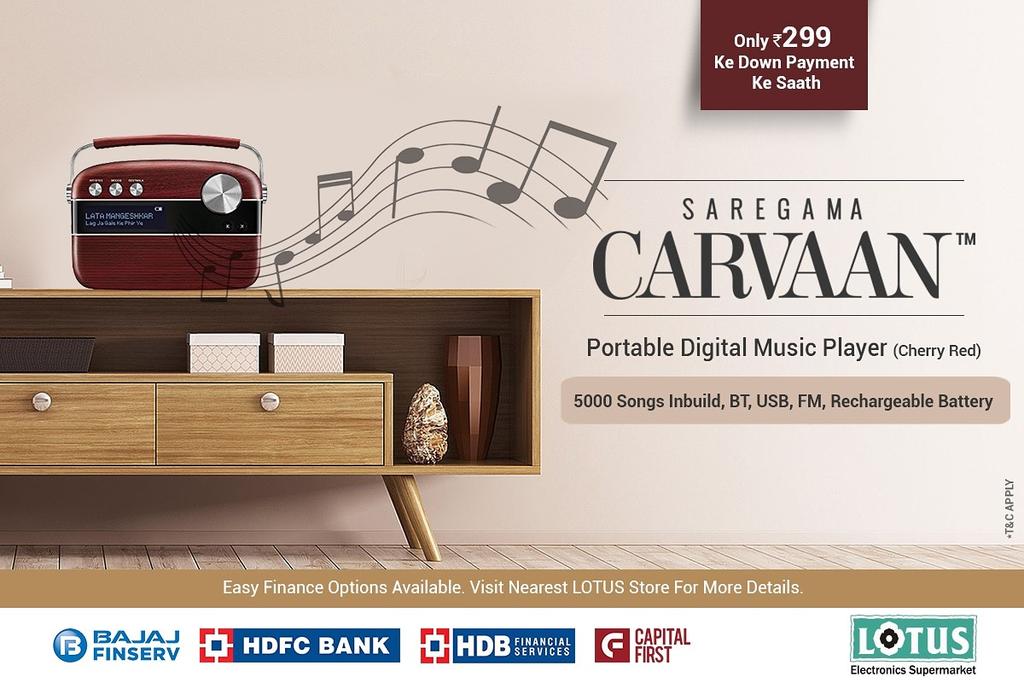 LotusElec's tweet image. #SaregamaCarvaan portable digital music player, The Perfect Gift for Your Loved Ones.

Visit nearest #Lotus store today
 - lotuselectronics.com

#DigitalAudioPlayer #AudioPlayer #DigitalMusicPlayer #RetroSongs #HindiSongs #Indore #Bhopal #Ujjain #ThinkElectronics #ThinkLotus