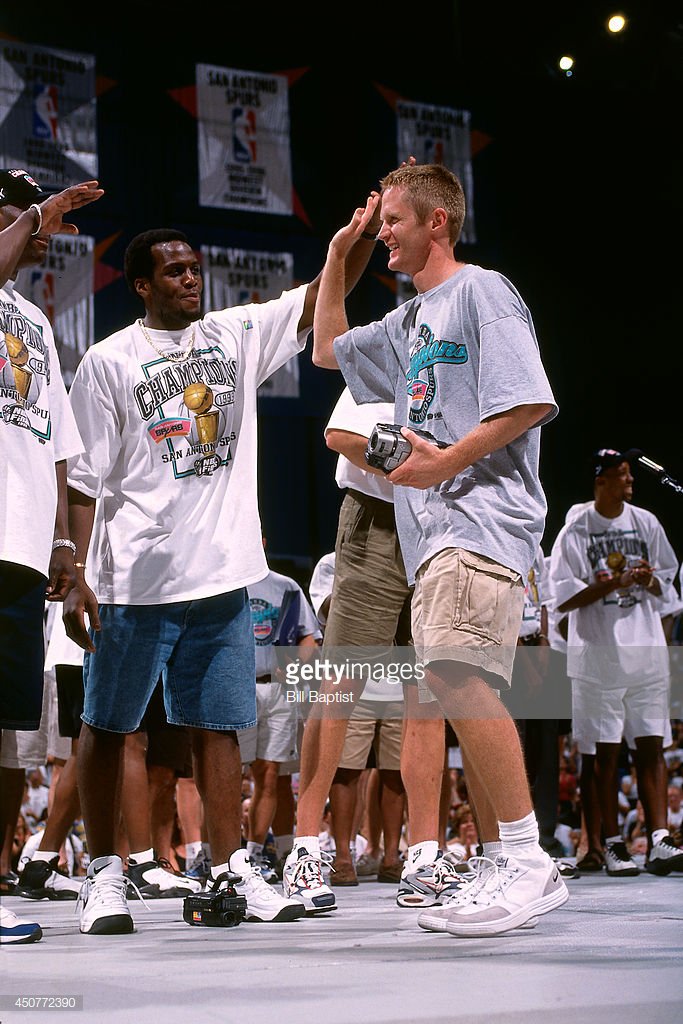 The Lakers, of course, didn't need Rodman to win the 2000 title, just as his ex-team, the Spurs, didn't need him to win in 1999. Instead, the Bulls dispersal brought rings to Kerr (1999) and Harper/Phil (2000), as Pippen had one of his greatest heartbreaks: Game 7, 2000 WCF.