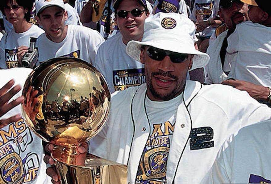 The Lakers, of course, didn't need Rodman to win the 2000 title, just as his ex-team, the Spurs, didn't need him to win in 1999. Instead, the Bulls dispersal brought rings to Kerr (1999) and Harper/Phil (2000), as Pippen had one of his greatest heartbreaks: Game 7, 2000 WCF.