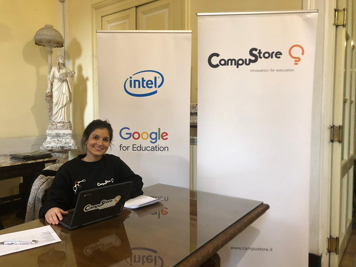 <a href="/CampuStore_IT/">CampuStore</a> parte ora il primo boot-camp in italiano con esame in italiano di #GoogleforEducation in Italia alla <a href="/MarymountRoma/">Istituto Marymount Roma</a> . Trainer:  Matteo Merlo, @ProfDigitale  <a href="/paoletta1009/">Paola Mattioli</a>  <a href="/annamundi/">Anna Mancuso</a>  <a href="/utullia/">Tullia Urschitz</a>  con i #chromebook <a href="/lenovoitalia/">Lenovo Italia</a> e il supporto di <a href="/DeAScuola/">Deascuola</a>