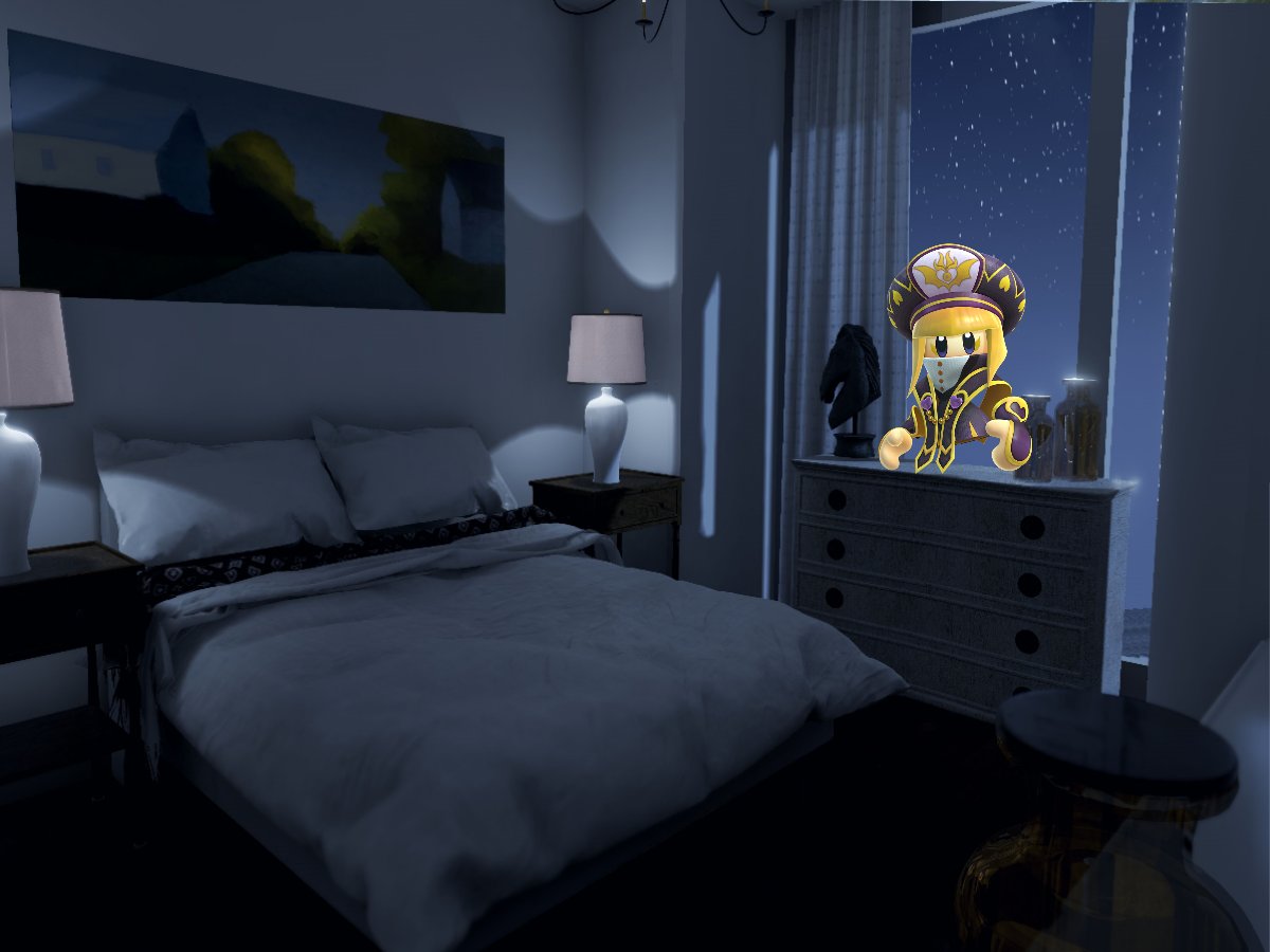 i broke into her home..... shhhhh.....