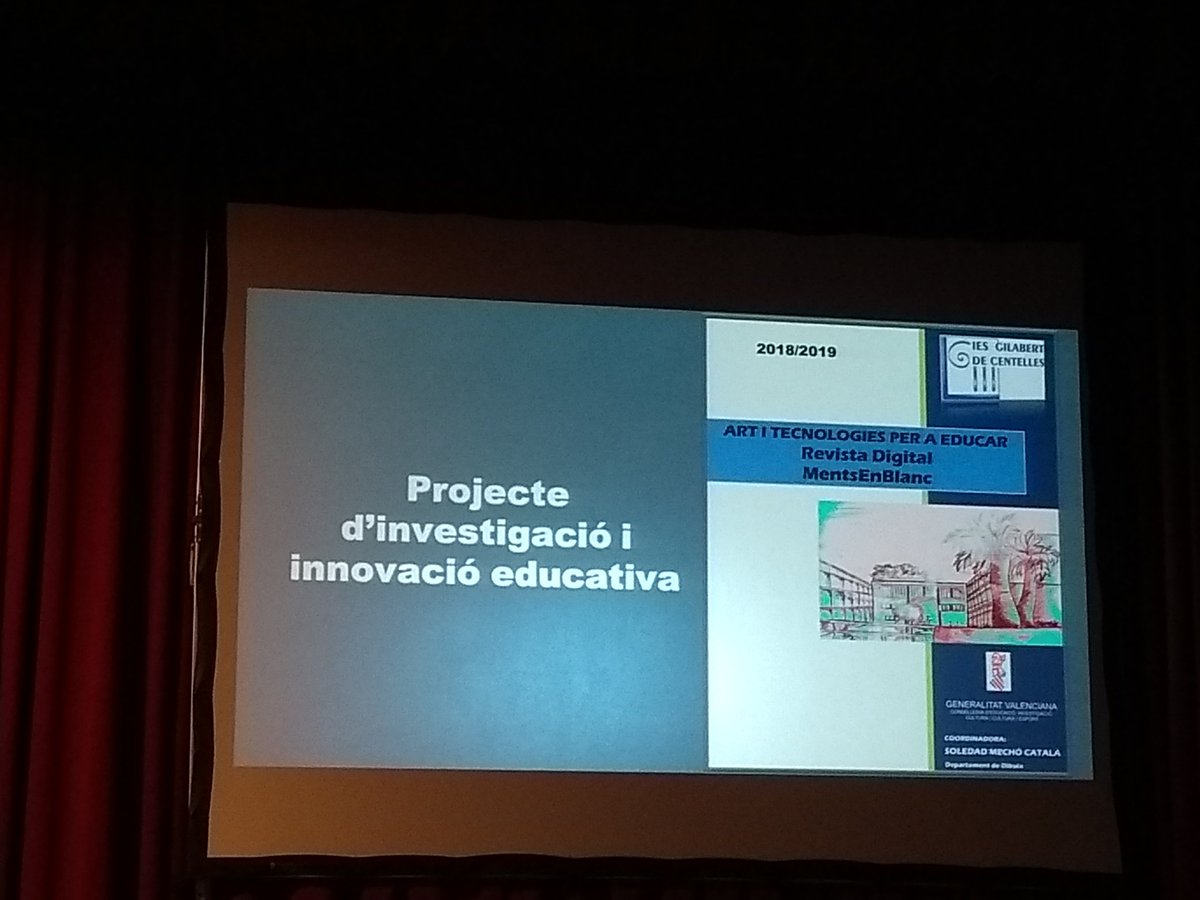 congaror's tweet photo. Segon dia de les III Jornades educatives per a famílies i docents a Nules. Comença Soledad Mechón del @iesnules #CsCEFIRE #NulesEduca https://t.co/JNPmLSPe0L