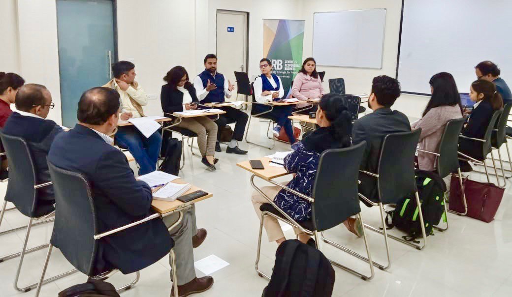 Centre4RespBiz's tweet image. Voluntary #sustainability #standards (VSS) operating in India meet to collaborate for better impact. an initiative of CRB @Centre4RespBiz @10YFP @fairwear_org @GoodWeaveIndia @_A4WS #SDGs #responsiblebusiness @ethicalauditing @RijitSengupta @arunasthana @bimalarora @BaruahRajeev