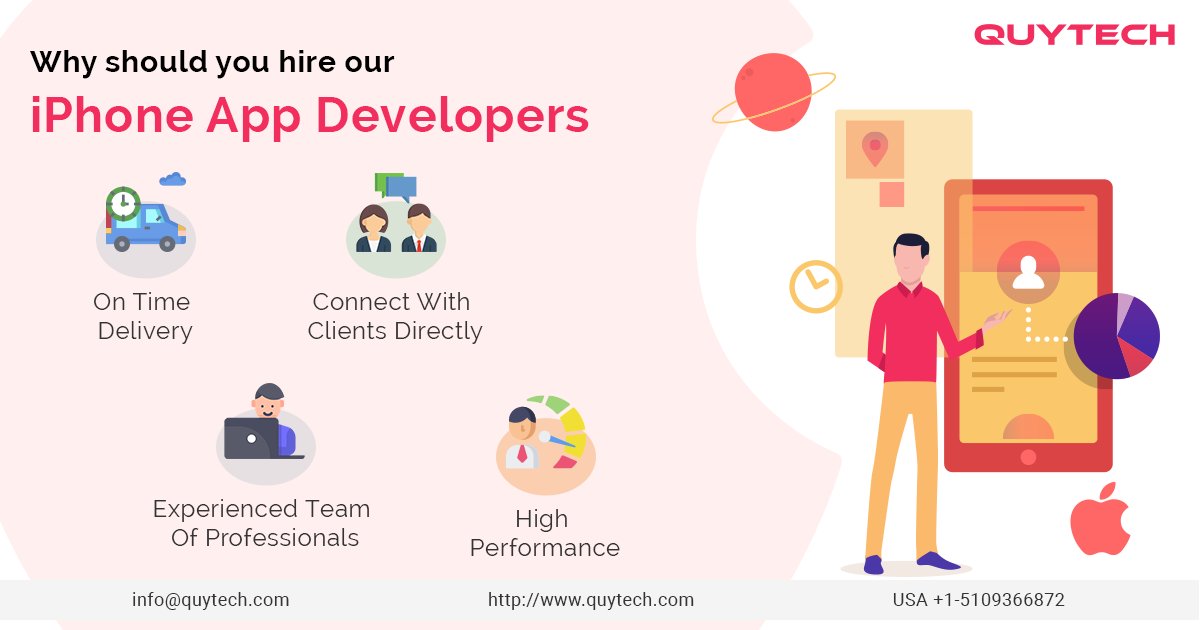 Quytech's tweet image. Hire iPhone App Developer from @Quytech at affordable prices.
✅Experienced Team Of Professionals
✅Connect With Clients Directly
✅On Time delivery
✅High Performance
quytech.com/hire-iphone-de… #iPhonedeveloper #iOS12