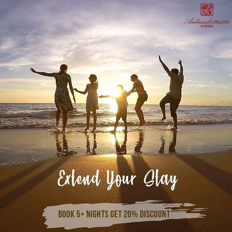 GroupAmbassador's tweet photo. Amazing offer this weekend for your loved ones and you. Enjoy our extended offer.
Visit https://t.co/5AyGDlIom6 to book now

#AmbassadorIndia #AmbassadorGroupOfHotel #AmbassadorPallava #Chennai #ExtendStay #Offer #Enjoy #AmazingDeal #BestOffer #BestDiscount #BookNow #BookOnline https://t.co/0YSXlTmiA1