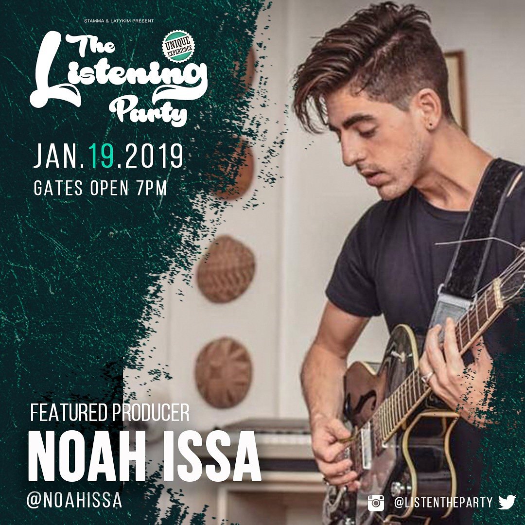 listentheparty's tweet photo. ★ @NoahIssa #TONIGHT @ The Listening Party + Guest Appearances. Issa vibe!

#Jamaica #JamaicanMusic #Listentheparty #thelisteningparty https://t.co/i8H2th24DS