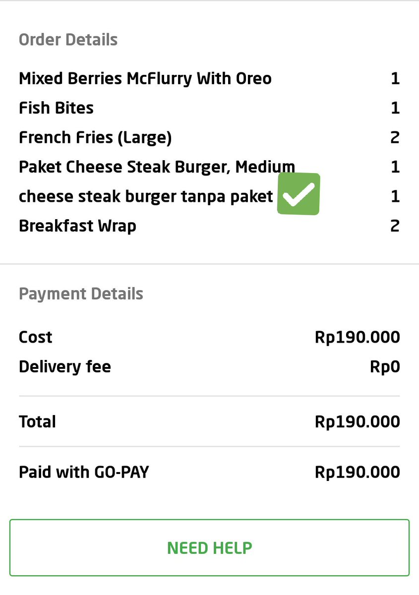 tikanywalcott14's tweet photo. pesen chesee steak burger yg baru tanpa paket..
yg dtg cheese burger paket...
komplain ma @gojekindonesia  kt abang gojek dr @McDonalds @mcdonaldsindonesia @McDonalds @McDonaldsID 

bikin gagal mlm minggu ny ...😑😑
#keseringan #kebiasaan https://t.co/Rdp3m6ZGAO