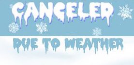 CHGSL1973's tweet photo. Sunday, 1/20 winter clinic has been canceled due to the impending winter storm. https://t.co/F65wrDU8RB