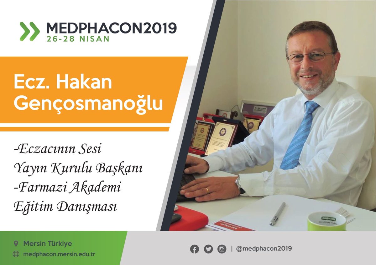 Medphacon2019’da Ecz. Hakan Gençosmanoğlu bizlerle🌸