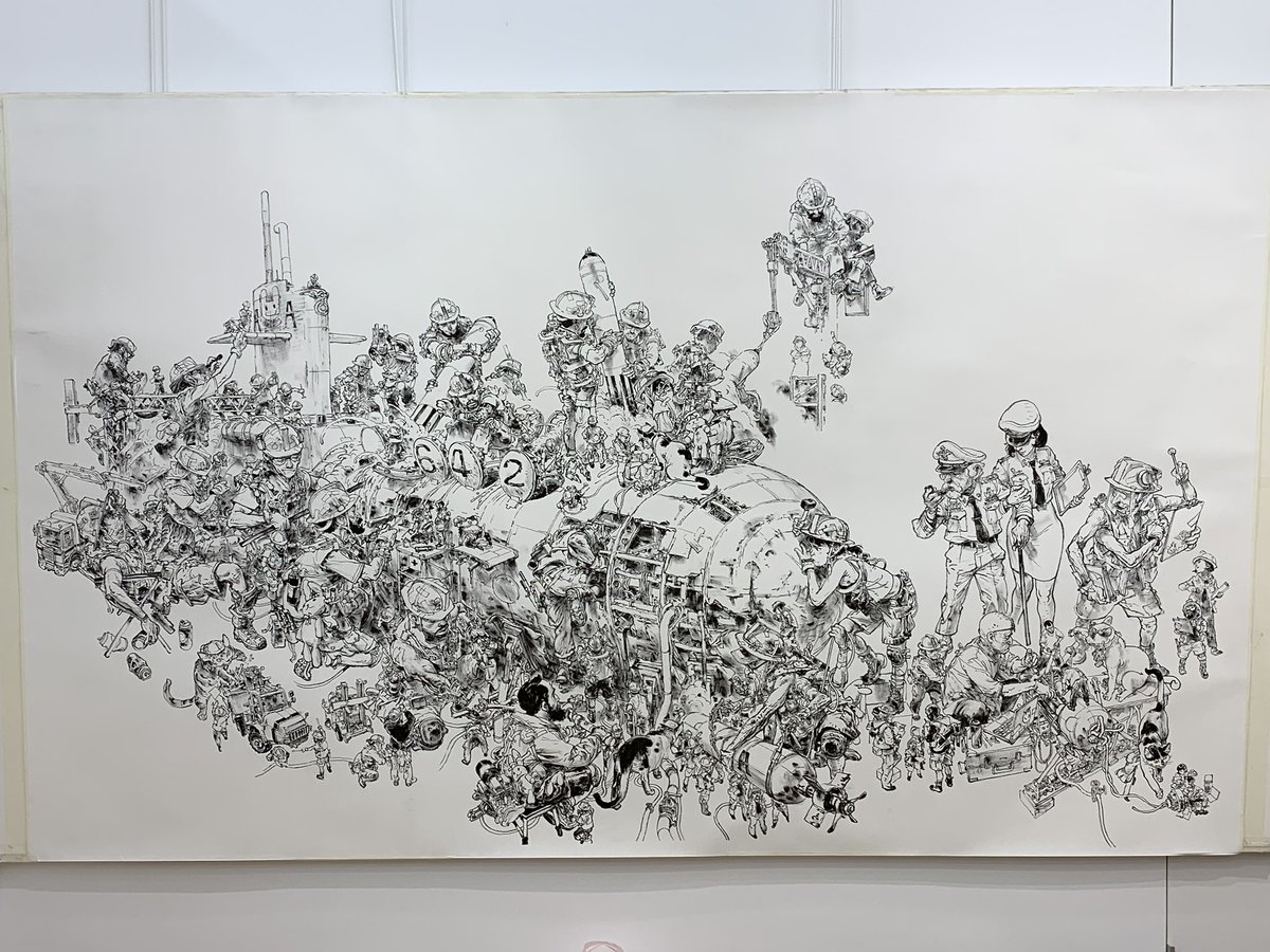 superani82's tweet photo. 19th of January. Live Drawing show at @galeriemaghen ,Paris. @pentel_pepe brush pen.
https://t.co/qWdRKuviaz
https://t.co/3Y0dMCUv5C
https://t.co/NReLoKK2X2
#kimjunggi #danielmaghen #superani
@kimjunggidirect @KimJungGiUS @kimjunggi_jp @SuperaniArt @CauretteBD https://t.co/c4ixb3vv8V
