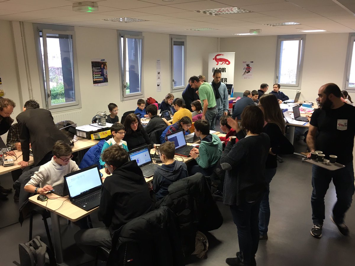 LoiretCherTech's tweet image. Le #CodingGoûter c’est toujours un succès - Salle comble encore aujourd’hui 👌🏻 Merci pour votre participation !