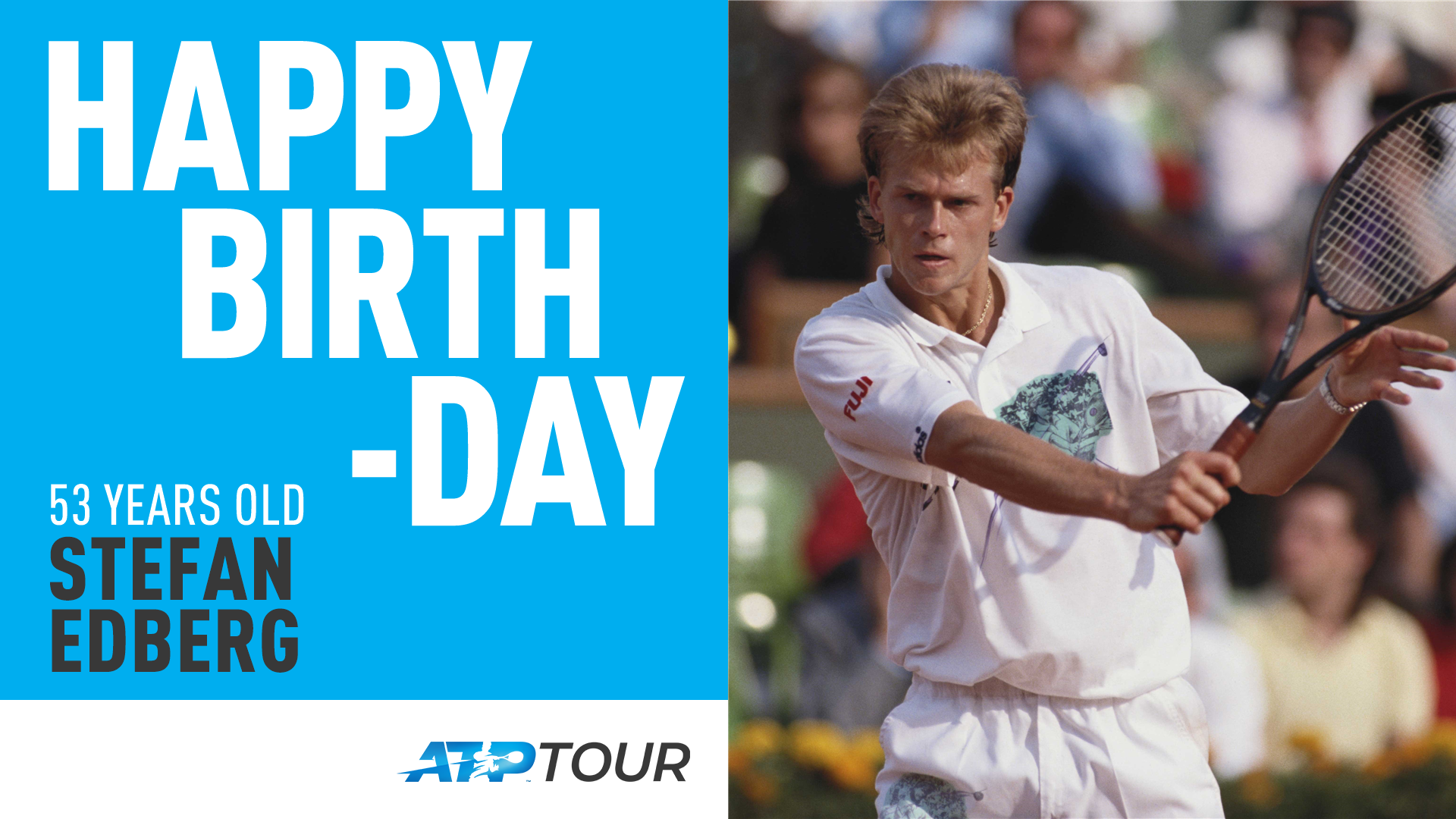 Happy Birthday to a true legend of the sport  What\s your favourite Stefan Edberg memory? 