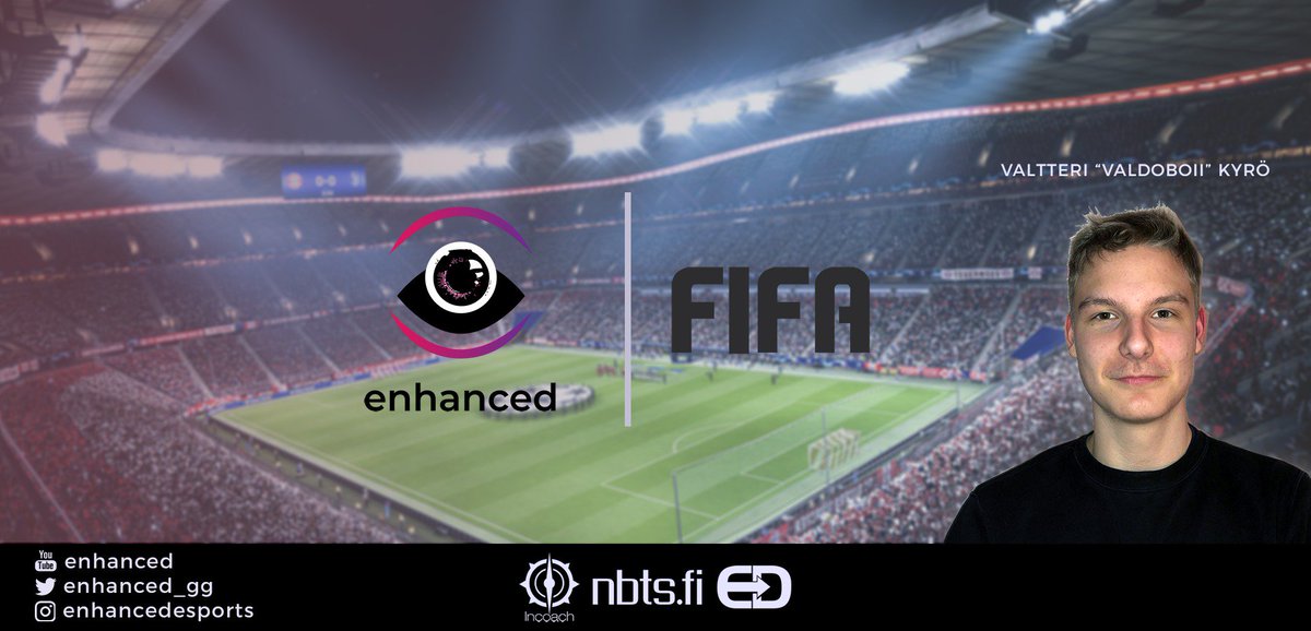 ❗️ANNOUNCEMENT: We are happy to inform about our recent signing with Valtteri "<a href="/valdoboii/">Valtteri Kyrö</a>" Kyrö, who will debut for #ENHANCED👁️ in the <a href="/assemblyparty/">Assembly Party</a> #FIFA19 Finnish Championship. Read more:

🗞️enhanced.fi/enhanced-enter…

#esportsfi #fifafi #assembly2019