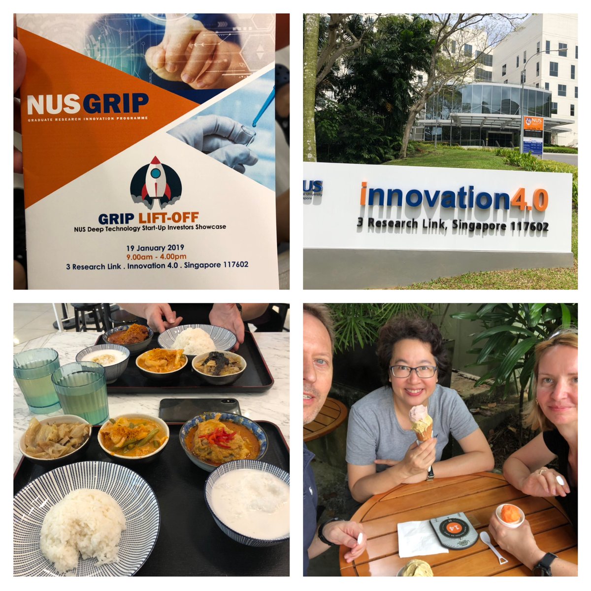 atwork's tweet photo. Enjoyed the #NUSGrip event today at #singapore with @magrom very much! thx Kate &amp; Teck Khim! https://t.co/lCsIVqTx6R