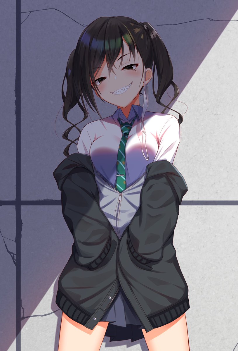 砂塚あきら 「砂塚あきらちゃんです。水・悪タイプです 」|クロティロ@お仕事募集中のイラスト