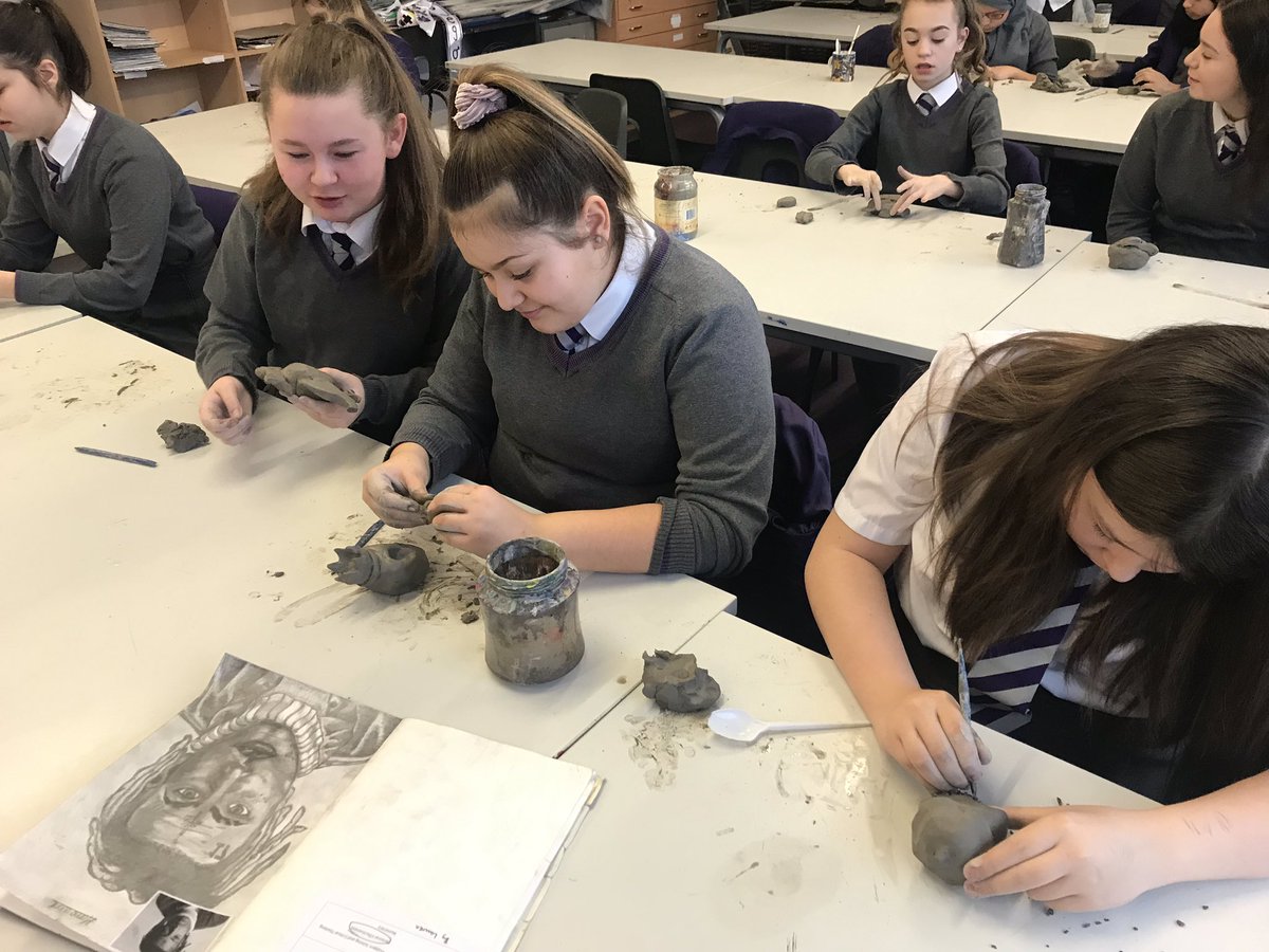 TJFS_Art's tweet photo. Well Year 8 on your ceramic skulls 😊👍🏼 https://t.co/y8bnKmmQ4Q