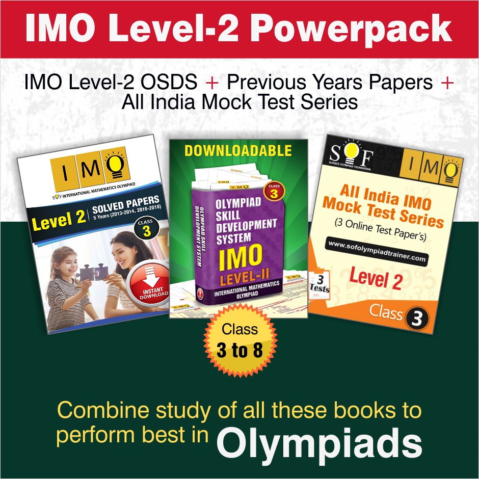 MTGBooks's tweet image. #IMOLevel2 exam is knocking at the door! Utilize your time to the fullest with the right resources and the right testing tools. Buy #MTG’s IMO Level 2 Power Pack, the one-STOP solution for everything. Break records and achieve high goals!
Learn how: bit.ly/2FJ2sr2