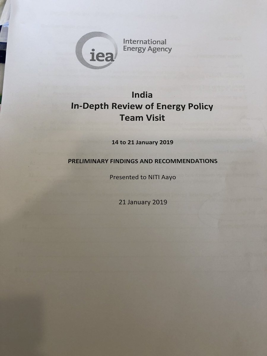 Spending Saturday afternoon w/ <a href="/IEA/">International Energy Agency</a> in-depth review team, finalizing our preliminary findings &amp; recommendations on #India energy policy after a long week of many instructive meetings w/ government officials &amp; stakeholders from energy sector and NGOs