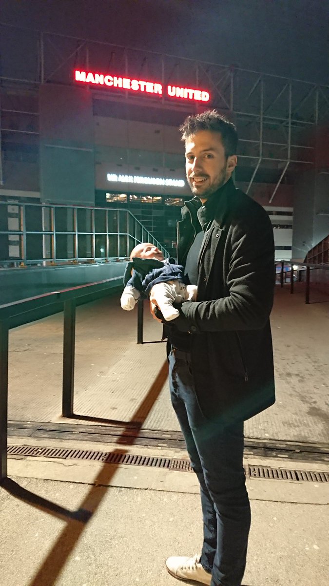 roksaje's tweet photo. Match day! Can't wait to take this little lad to his first match #mufc #manutd #oldtrafford #matchday #sloreds #slovenianreds https://t.co/kWpy50zCaO