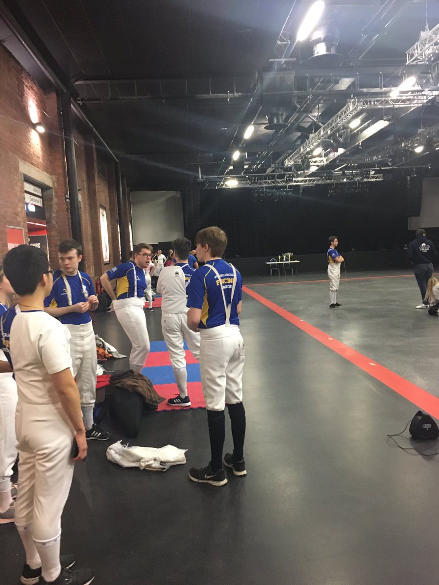 UoL_Fencing's tweet photo. Preparations are underway! The matches begin at 11:00. 🤺

#LincolnCup
#WeAreLincoln 
@ULSU_Activities 
@lincolnSU 
@britishfencing https://t.co/ugBM2ikHPZ