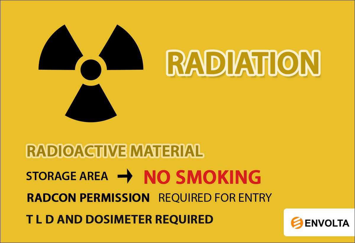 Know few basic do's and don'ts of a radiation prone zone from - Envolta
#radiation #radiationtherapy #radiationzone #radiationsafety 
#radioactivematerial #dosimeter #tldbadges