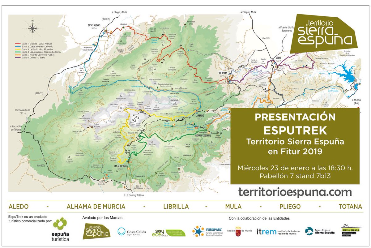 #TerritorioSierraEspuña estará en #FITUR2019 con #EspuTrek, un producto de #ecoturismo para senderistas