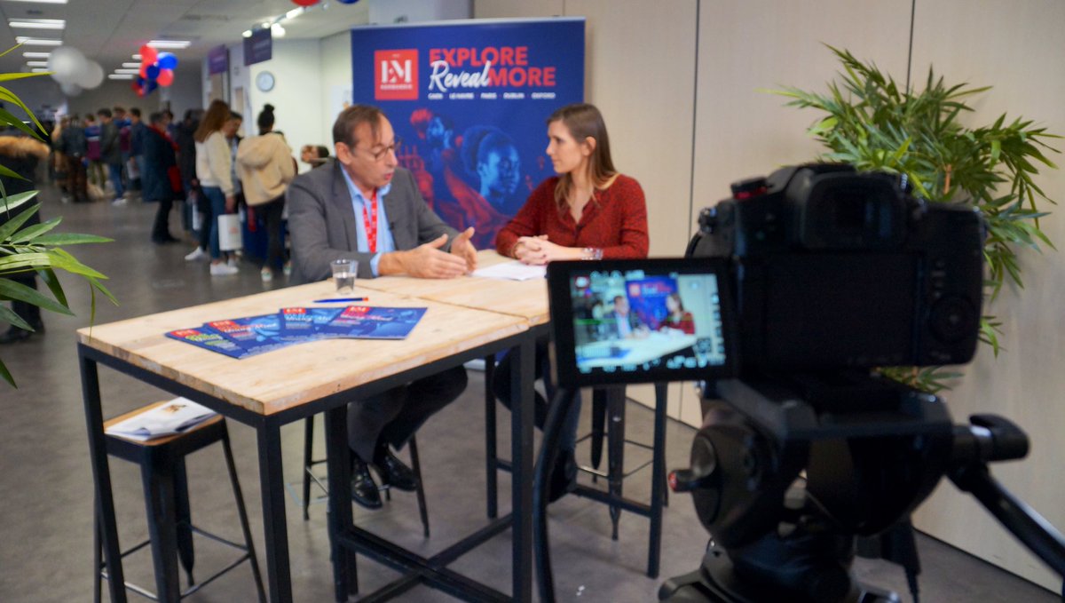 EMNormandie's tweet photo. #ExplorationDays Suivez le live « Explorer lâ@EMNormandie et ses programmes » en direct sur notre page Facebook (replay dispo). Franck LAUDE Directeur du campus de #Caen rĂ©pond Ă toutes vos questions sur les cursus, les spĂ©cialisations et la pĂ©dagogie innovante Ă lâĂ©cole. https://t.co/EoWTWm7Nym