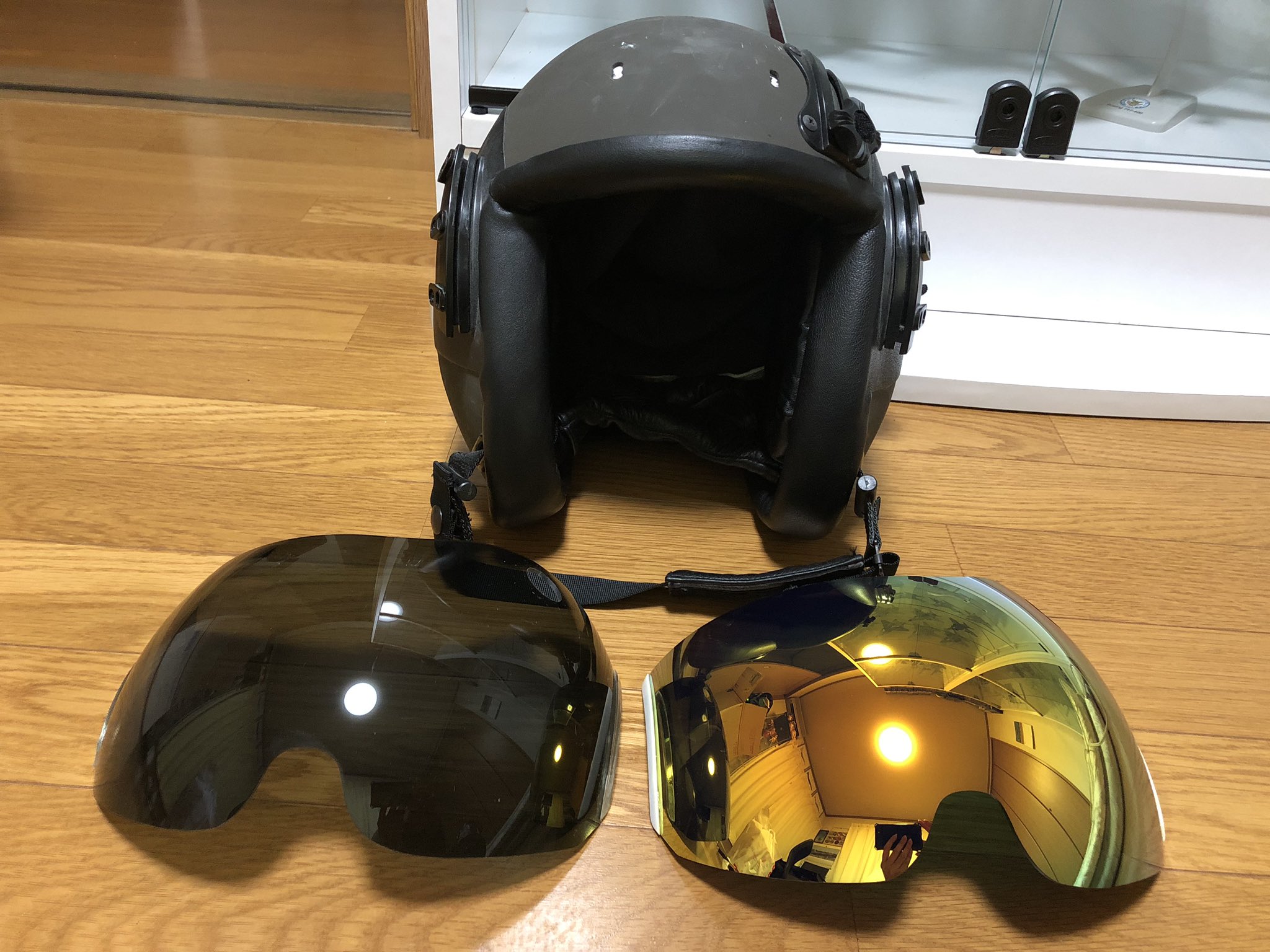 米空軍本物HGU55⁄PパイロットヘルメットLサイズGENTEX社製希少品 [送料