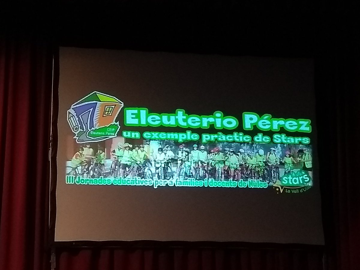 congaror's tweet photo. CEIP Eleuterio Pérez de la Vall d'Uixó. Projecte europeu stars. III Jornades educatives per a famílies i docents  #CsCEFIRE #NulesEduca https://t.co/SHnvQU93pb