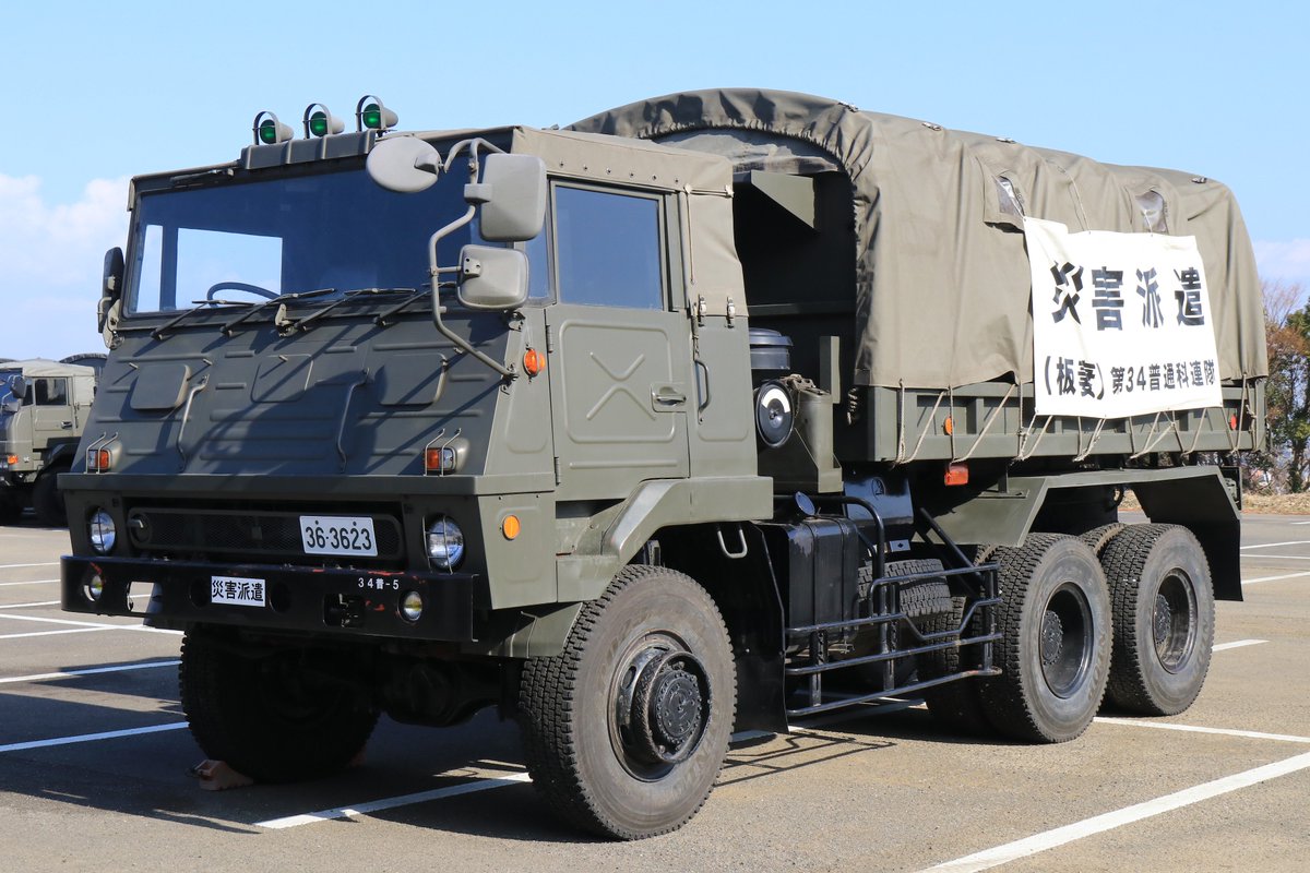 陸上自衛隊　73式大型トラック(３トン半) 1/72 陸上自衛隊 73式大型トラック 「3トン半」 [002346/No.02