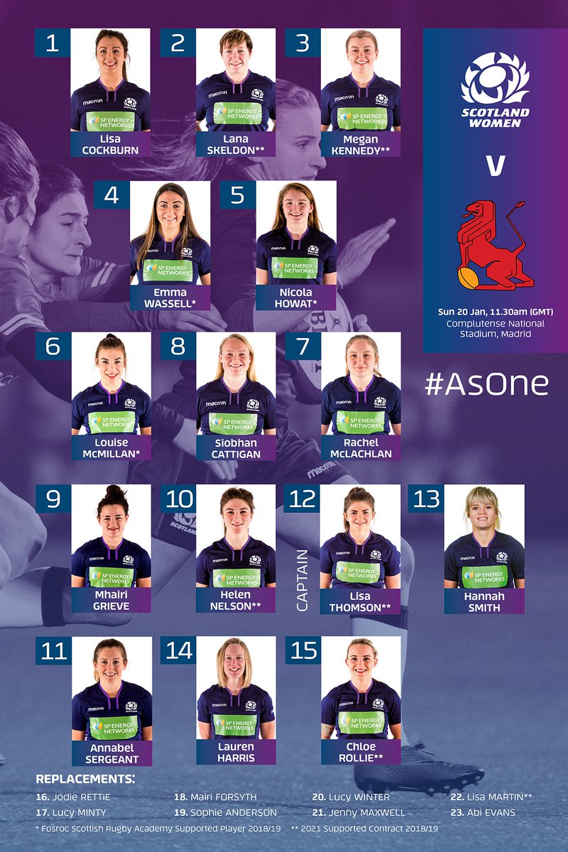 Scotlandteam's tweet photo. YOUR Scotland Women to take on Spain tomorrow in Madrid 🏴󠁧󠁢󠁳󠁣󠁴󠁿 #AsOne

📺 https://t.co/NW3qNS3LW5 https://t.co/6qi8CJ4jvt