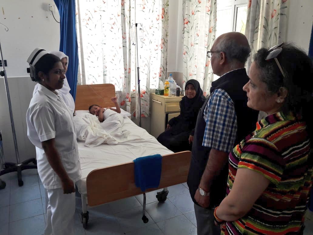 AkhileshIFS's tweet photo. Recent visit to #Thaaa #Guraidhoo Island Hospital. We pray for the speedy recovery and good health of the two in-patients. Heyo Dhua🙏 https://t.co/0YwleV6BKS