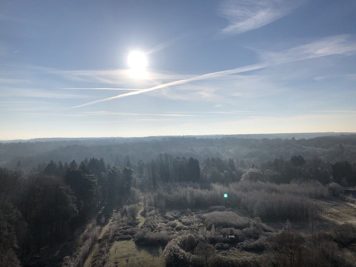 BenWeyts's tweet photo. Dag gestart op 50 m hoogte. Binnen 2 j. komt er boomkruinenpad v 1,1 km boven Zoniënwoud. Genieten v groen Werelderfgoed in Vlaamse rand. https://t.co/fNQ68brgl8