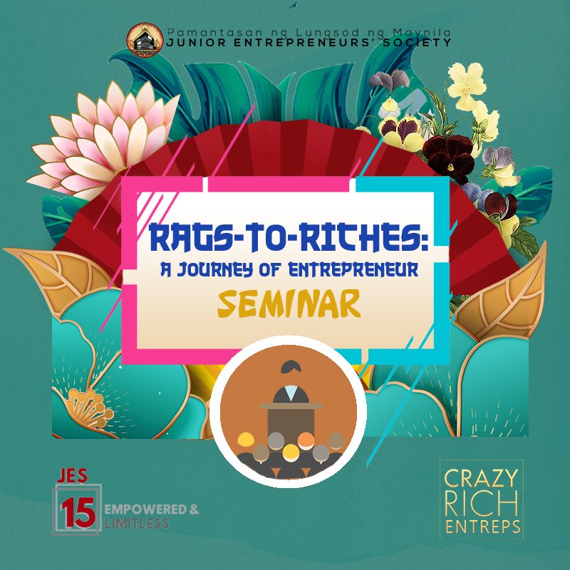 plmjes's tweet photo. ✨💃🏵️ #CrazyRichENTREPS 🏵️💃✨
“Perfection comes at a sacrifice”
Be inspired with the life-changing story of Rags to Riches: A Journey of an Entrepreneur Seminar on the afternoon segment.
Crazy Rich ENTREPS
February 1, 2019
Bukod Tanging Bulwagan, Gusaling Katipunan
#JES15 https://t.co/Cv28zN7rw6