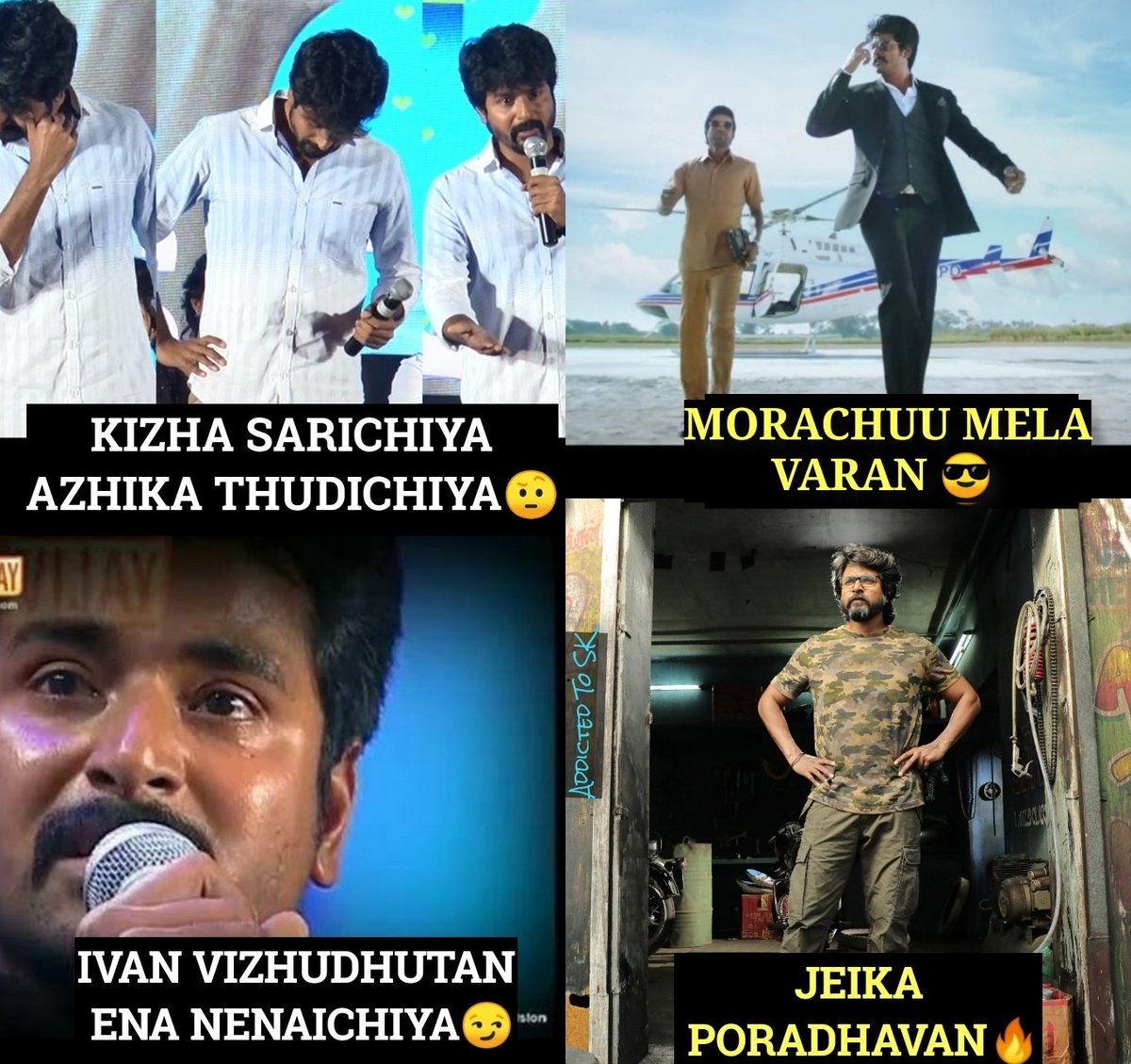 Addicted_To_SK's tweet image. #PettaParrak 🔥
Paka Dhana Pora Indha #SK oda attatha 💪
This Yr Going To be Huge 😍
@AllIndiaSKFC @TrollStarsOffl @ActorSK_News @Siva_Karti_FC
@Online_SkFc @VVS_Trolls @SKFans_Network @troll_trollers