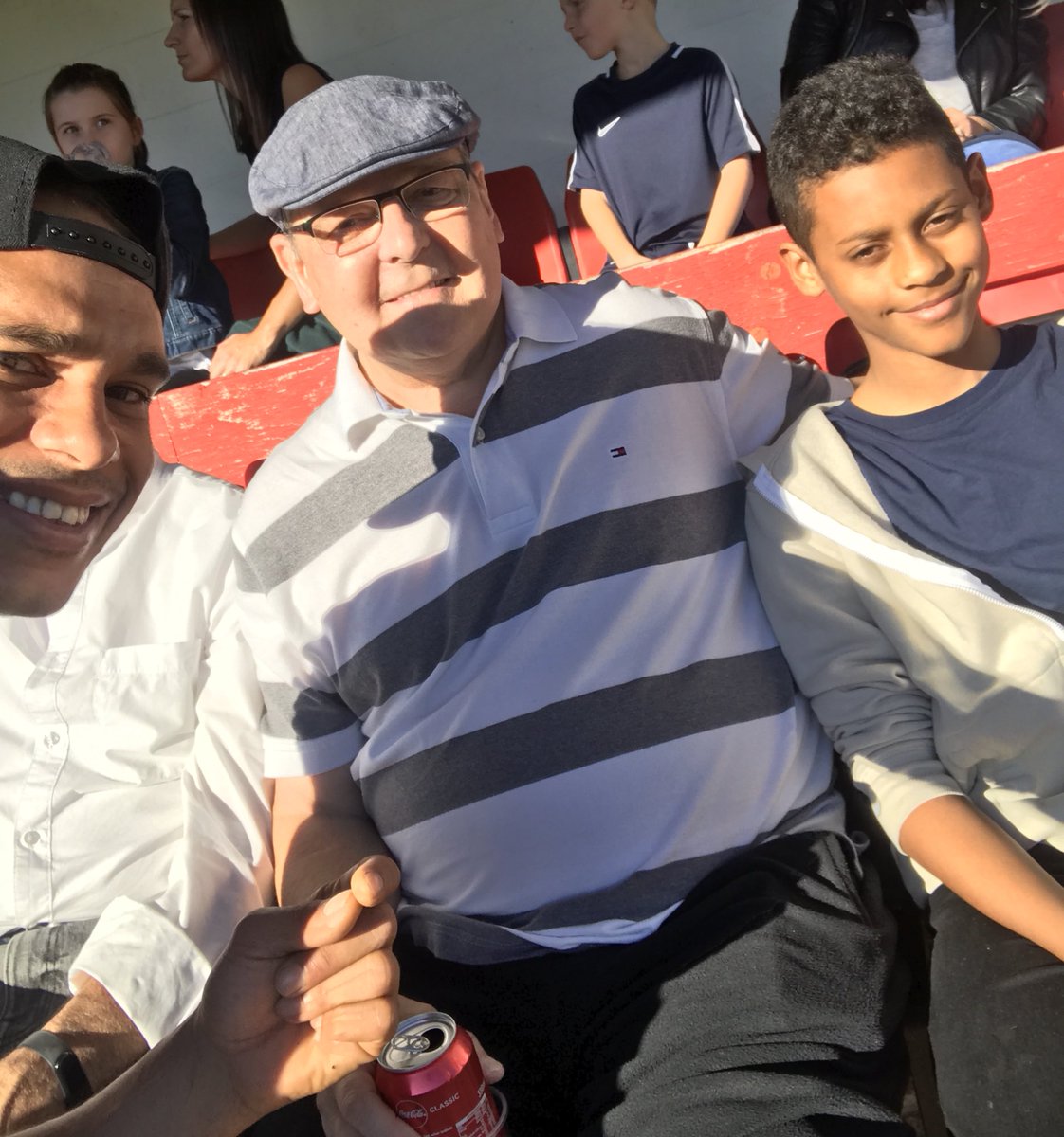 My son and I were fortunate enough to have sat down and had a deep conversation with Binksy recently before he sadly passed. A great man who really cared about people. Will never be forgotten. ❤️ #RIPBinksy <a href="/ChathamTownFC/">Chatham Town</a>