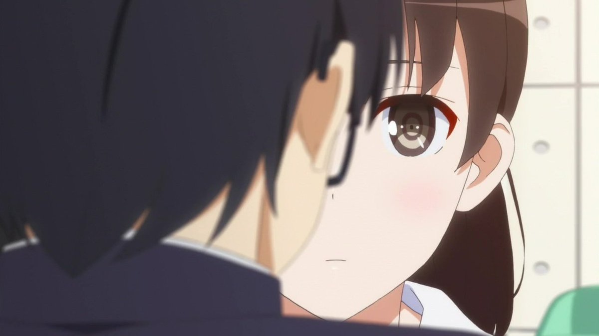 おちさん Pa Twitter 冴えない彼女の育てかた 第1話より 今日のサークル活動もいつもどおりだね ねぇ安芸君 悪いけどここの行 声出して読んでみてくれないかな ありがとう 難聴鈍感最低主人公くん 加藤恵の言葉 冴えカノ