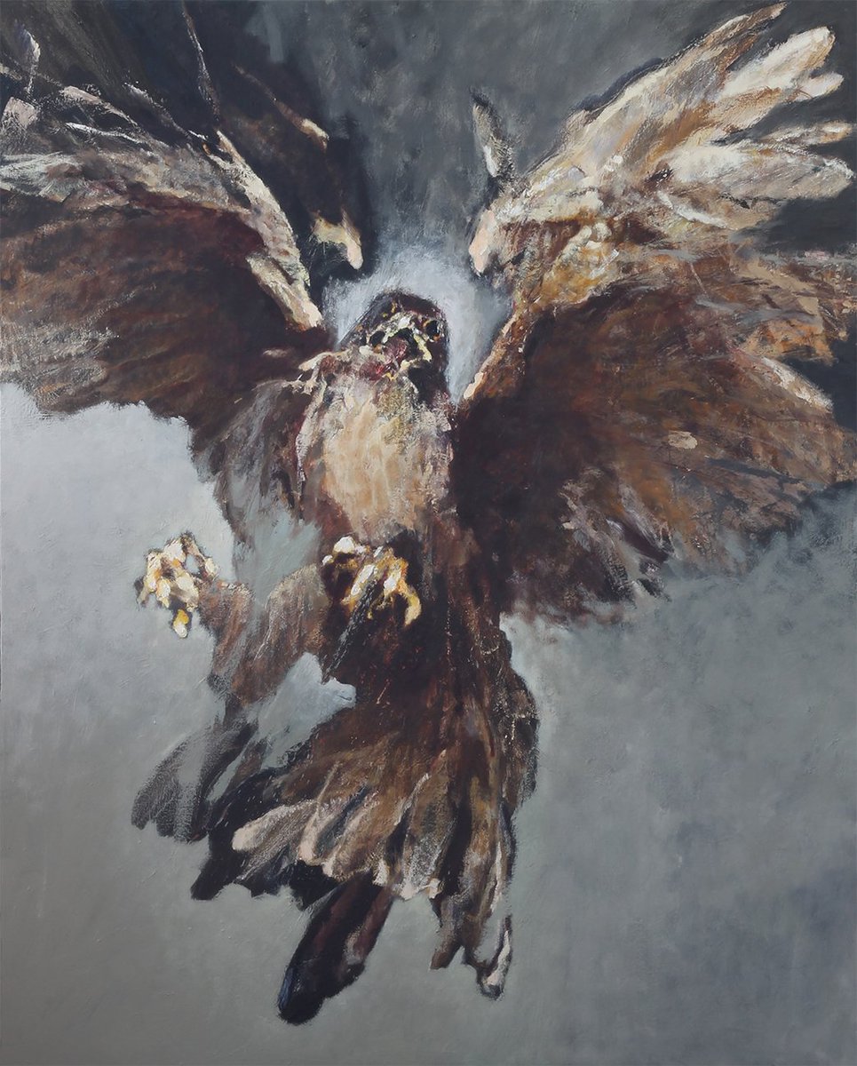 bertvanzelm's tweet photo. In 2017 I was commissioned to paint a camel, a horse and a falcon for a client in Qatar. This is the falcon of course. On the site: https://t.co/1ImGxepewy
#eagles #artgallery #falcon #dogs #horseart #bird #art #falconhunting
#fineart #interiordesign #news #painting #gallery https://t.co/Mw1R5z0xmc
