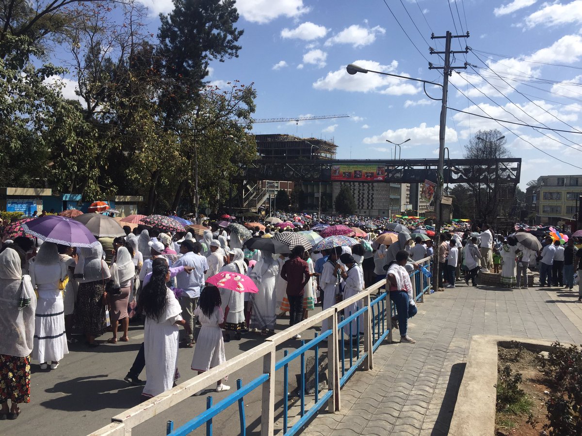 nuwapius's tweet photo. Epiphany day celebrations in Addis Ababa. Happy epiphany day to all Habeshas https://t.co/mo6CDVQ5iB